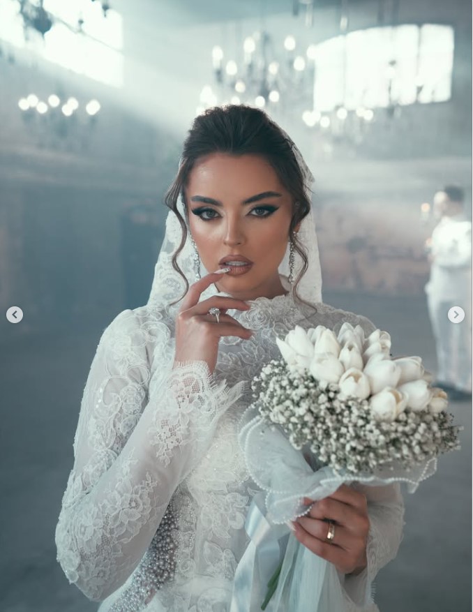 PatronTip handmade bridal dress with structured silhouette
